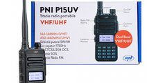Statie radio portabila VHF/UHF PNI P15UV dual band...