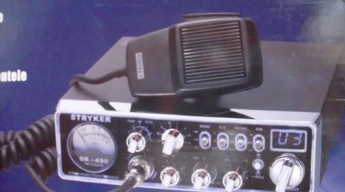 Statie Radio Stryker Sr 490 Hp Putere 100w Cea Mai Puternica Statie Din Lume