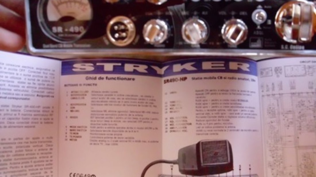 Statie Radio Stryker Sr 490 Hp Putere 100w Cea Mai Puternica Statie Din Lume