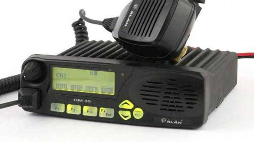 Statie radio taxi VHF Midland Alan HM135 fara microfon, cu 5 tonuri pt TAXI, 135-174 MHz Cod G934 G934