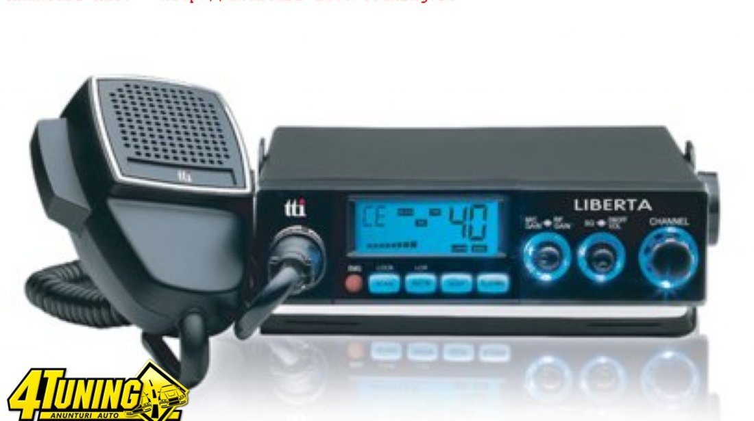 Statie Radio TTi model TCB 775 10 Watt Cu Vox Si Difuzor Frontal 399 Lei