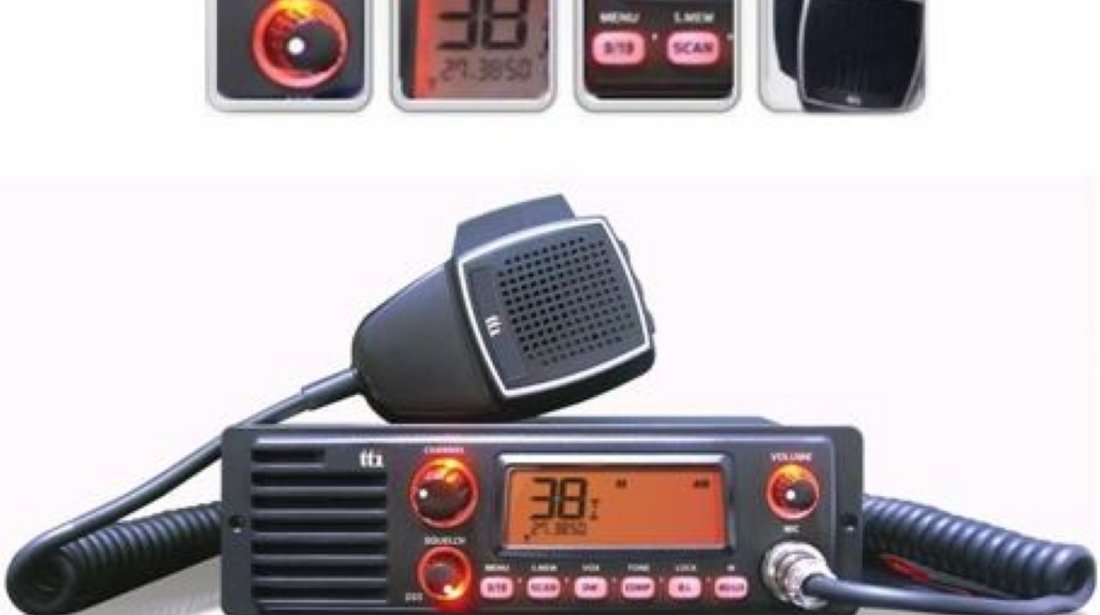 Statie Radio Tti Tcb 1100 10 Watt Cu Vox Si Difuzor Frontal 599 Lei