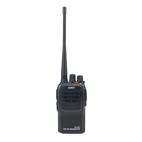 Statie radio UHF portabila PNI Alinco DJ-A-41-E, 128CH, 400-470 MHz, 1500 mAh, Scrambler, TOT, VOX, ...