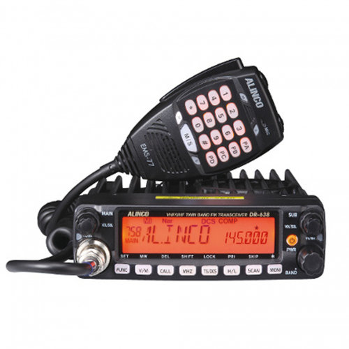 Statie radio VHF/UHF PNI Alinco DR-638HE dual band 144-146MHz/430-440Mhz pentru radioamatori PNI-DR-...