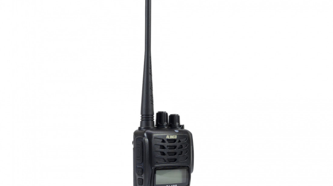 Statie radio VHF/UHF portabila PNI Alinco DJ-500-E, putere reglabila, 200CH, 1500mAh, Talk Around, VOX, TOT, CTCSS, DCS, radio FM PNI-DJ-500-E