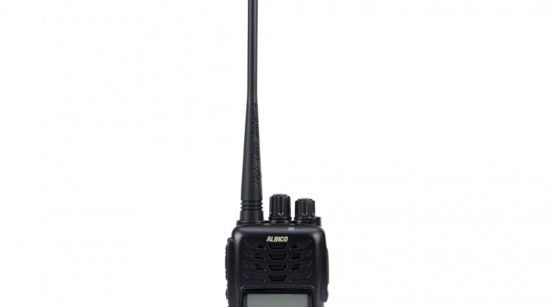 Statie radio VHF/UHF portabila PNI Alinco DJ-500-E, putere reglabila, 200CH, 1500mAh, Talk Around, VOX, TOT, CTCSS, DCS, radio FM PNI-DJ-500-E