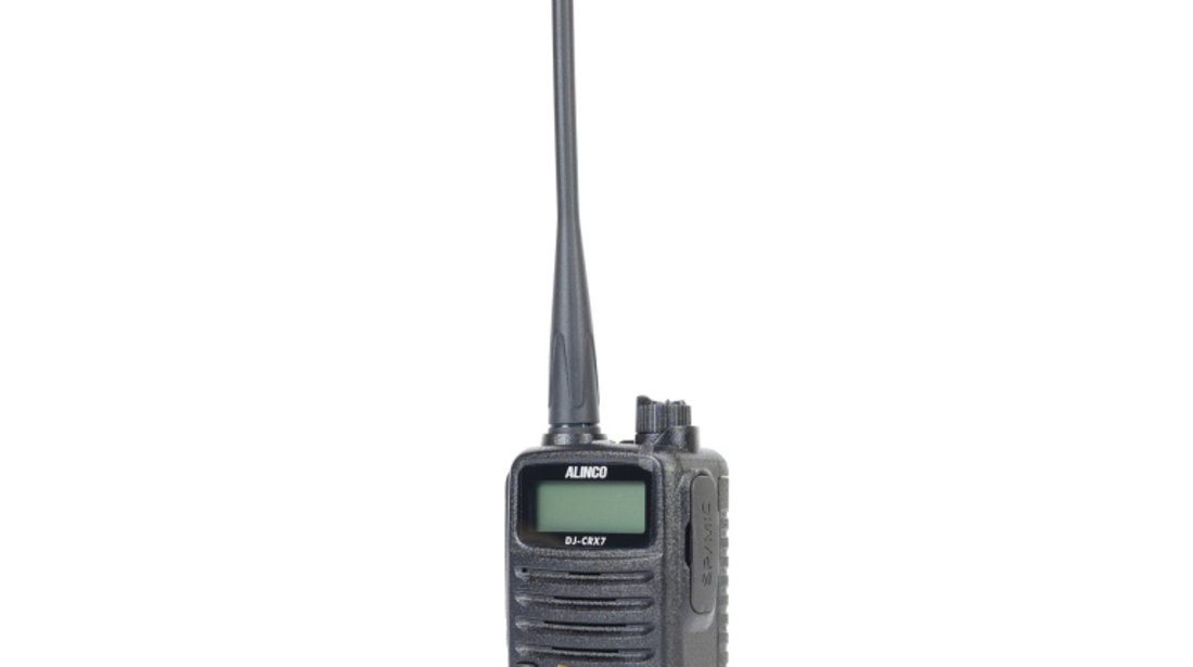 Statie radio VHF/UHF portabila PNI Alinco DJ-CRX-7, Radio FM, acumulator 1800mAh, Talk Around, BCL, TOT, DTMF, CTCSS, DCS PNI-DJ-CRX-7