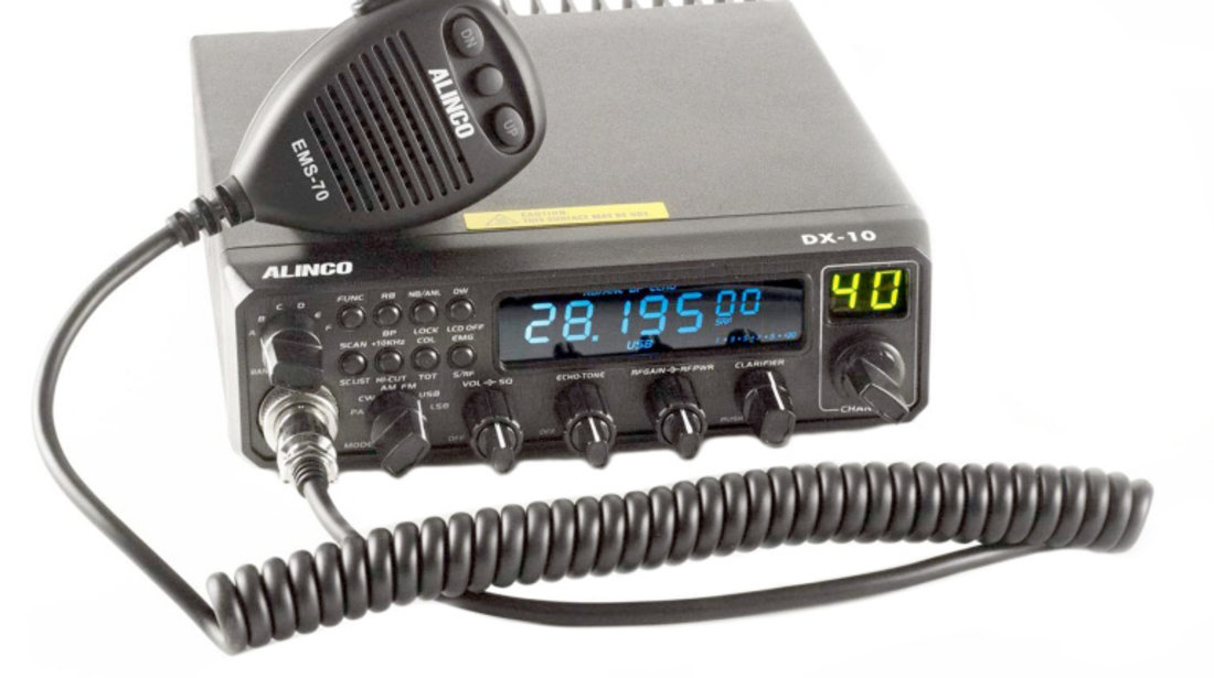 Statie radioamatori ALINCO DX-10, AM, FM, SSB 10M CW TRX 28 - 29.7 MHZ PNI-AL-DX-10