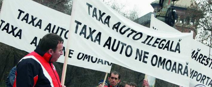 Statul risca o explozie de procese din cauza taxei auto
