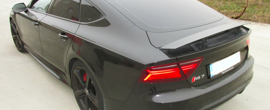 Statul roman scoate la licitatie, pentru a doua oara, un Audi RS7 pe care l-a confiscat de curand. Pretul de pornire al bolidului german cu motor de 4.0 litri si 560 de cai putere a fost redus cu 25% Statul roman scoate la licitatie, pentru a doua oara, un Audi RS7 pe care l-a confiscat de curand. Pretul de pornire al bolidului german cu motor de 4.0 litri si 560 de cai putere a fost redus cu 25%