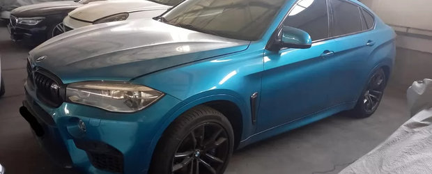 Statul roman scoate la licitatie, pentru a doua oara, un BMW X6 M confiscat de curand. Pretul de pornire al bolidului bavarez a fost redus cu 25%