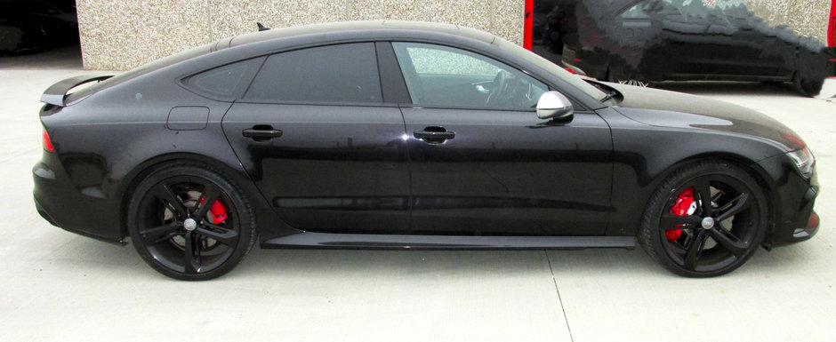 Statul roman scoate la licitatie un Audi RS7 confiscat de curand. Bolidul german are un motor de 4.0 litri si 560 de cai putere Statul roman scoate la licitatie un Audi RS7 confiscat de curand. Bolidul german are un motor de 4.0 litri si 560 de cai putere