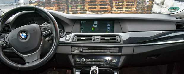Statul roman scoate la vanzare un BMW Seria 5 pe care l-a confiscat recent