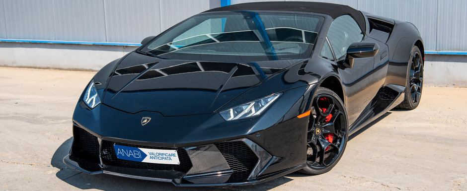 Statul roman scoate la vanzare un Lamborghini Huracan confiscat de curand. Bolidul italian vine cu un motor V10 aspirat de 5.2 litri si 610 CP sub capota