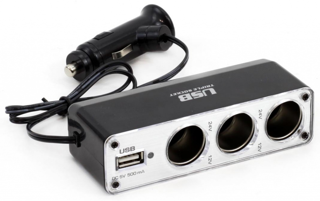 Stecher Bricheta 3 Iesiri + USB Amio 01706