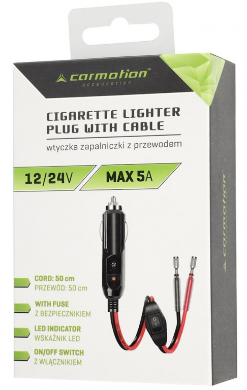 Stecher Bricheta Cu Intrerupator 12V / 24V 5A Carmotion 63218