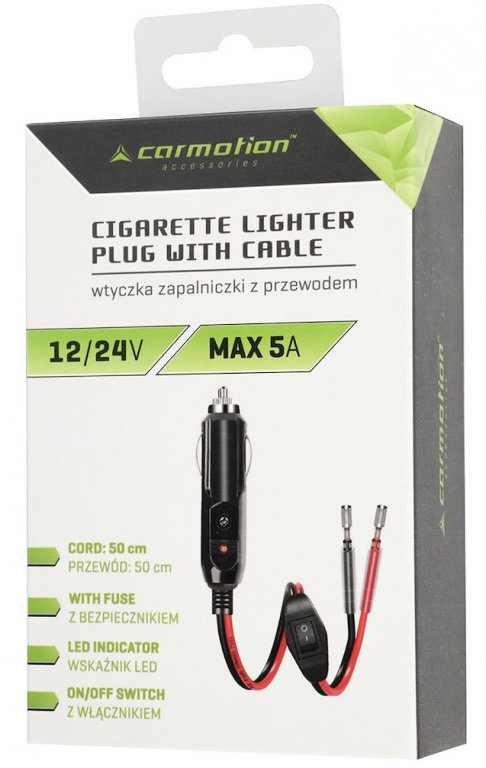 Stecher Bricheta Cu Intrerupator 12V / 24V 5A Carmotion 63218