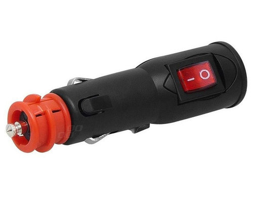 Stecher Bricheta Cu Intrerupator Amio 12/24V 02051