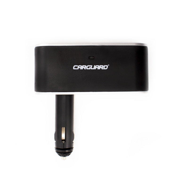 Stecher Priză Triplă Pentru Brichetă Auto + USB 1A Carguard USC002