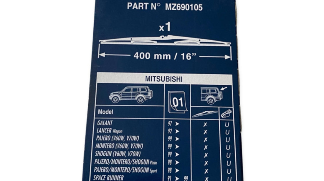 Stergator Luneta Oe Mitsubishi Pajero 2 1994-1997 MZ690105