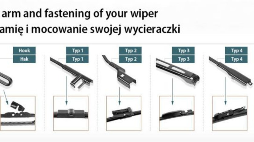 Stergator Standard spate (1 buc) Standard 300mm CITROEN C1; DODGE NITRO; PEUGEOT 107; RENAULT TWINGO I; TOYOTA AYGO, YARIS intre 1993-2014