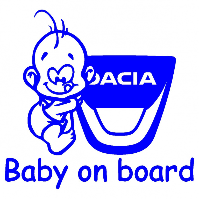 Sticker Baby On Bord Dacia TCL0128