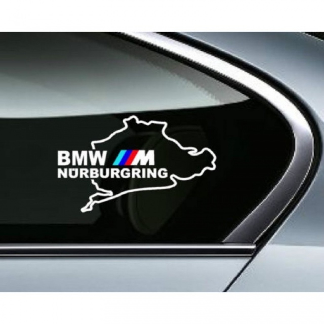 Sticker Geam Bmw M Nurburgring Negru