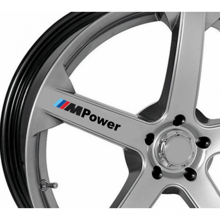 Sticker Janta M Power Negru Set 4 Buc