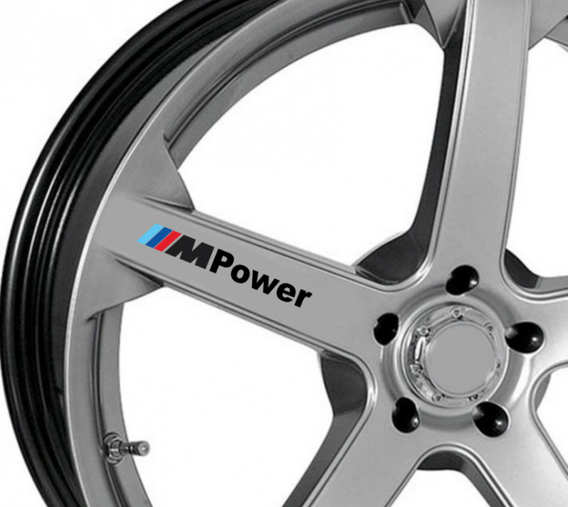 Sticker Janta M Power Negru Set 4 Buc