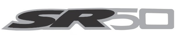Sticker Moto Aprilia SR50 15x2cm