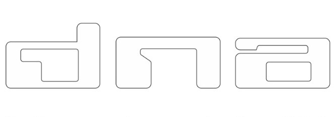 Sticker Moto Gilera DNA 10x2cm Alb