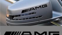 Sticker Oglinda Exterioara Amg Negru Set 2 Buc