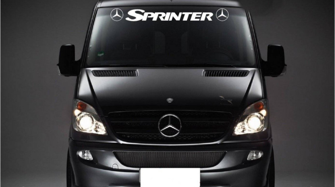 Sticker Parbriz Mercedes-Benz Sprinter 120CM Alb SA062