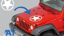 Sticker Stea ALB Universal compatibil cu Jeep, SUV...