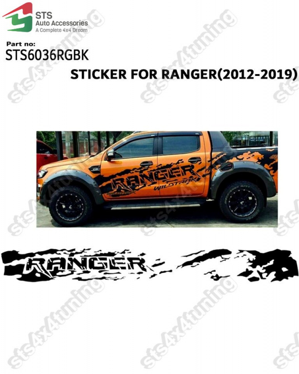STICKERE AUTO FORD RANGER T6/T7/T8 2012-2020 [V1]