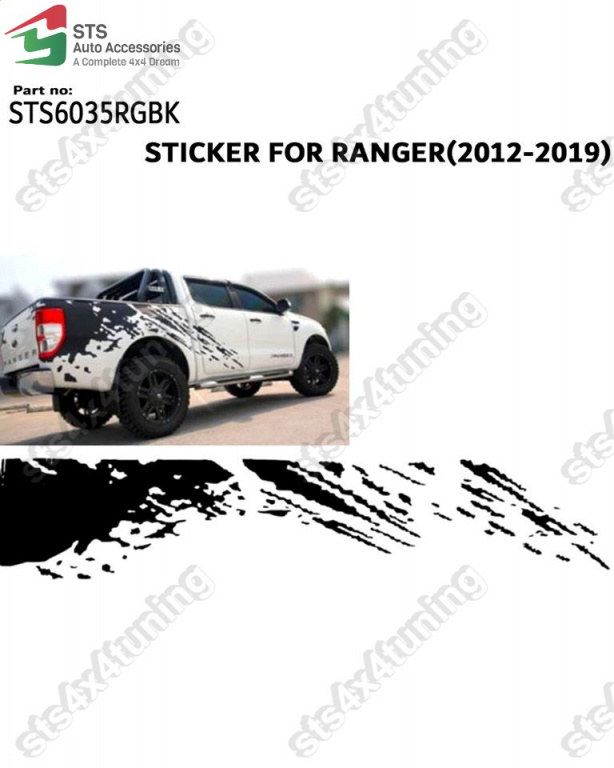 STICKERE AUTO FORD RANGER T6/T7/T8 2012-2020 [V2]