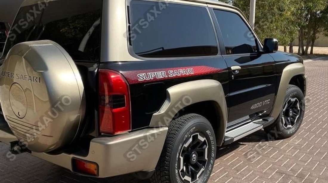 STICKERE AUTO NISSAN PATROL GU4 Y61 2005-2024 2-USI [2021 SUPER SAFARI LOOK]