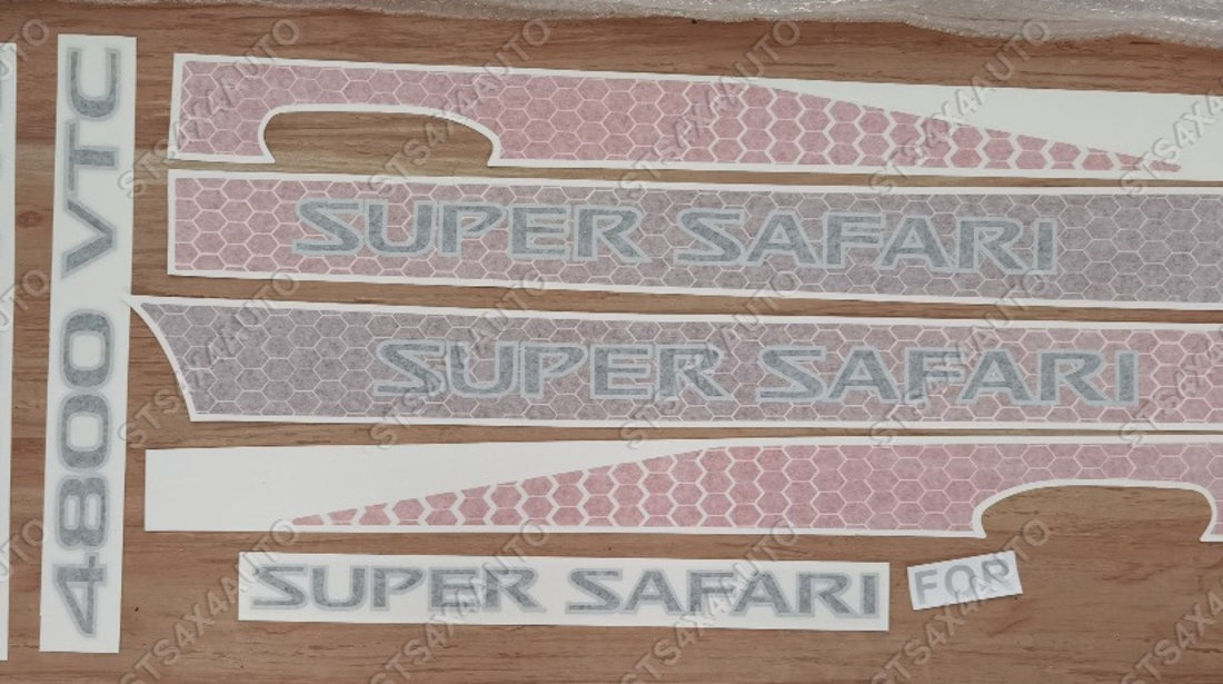 STICKERE AUTO NISSAN PATROL GU4 Y61 2005-2024 4-USI [2021 SUPER SAFARI LOOK]