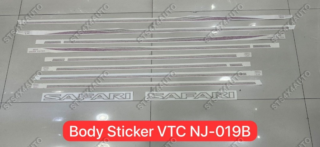 STICKERE AUTO NISSAN PATROL Y61GU4 2005-2024 [NJ-019B] [4/5-USI]
