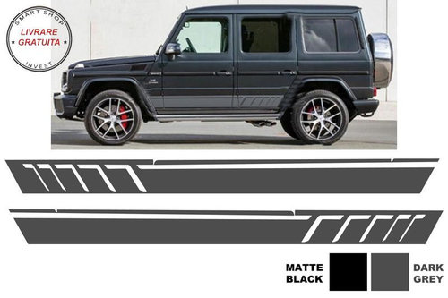 Stickere Laterale Mercedes G-Class W463 (1989-2017) Gri Inchis