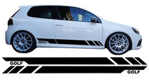 Stickere Laterale Negru compatibil cu VW Golf 5 6 ...