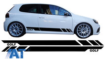 Stickere Laterale Negru compatibil cu VW Golf 5 6 ...