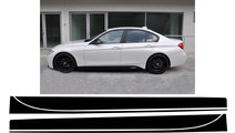 Stickere Laterale Negru Mat compatibil cu BMW Seri...