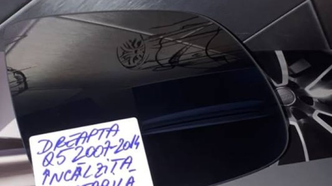 Sticla oglinda dreapta cu incalzire si rabatabila electric Audi Q5 8R 2013 8R0857536F