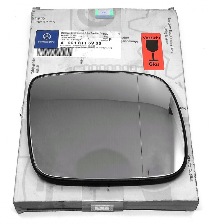 Sticla Oglinda Dreapta Oe Mercedes-Benz Vaneo 414 2002-2005 A0018115933