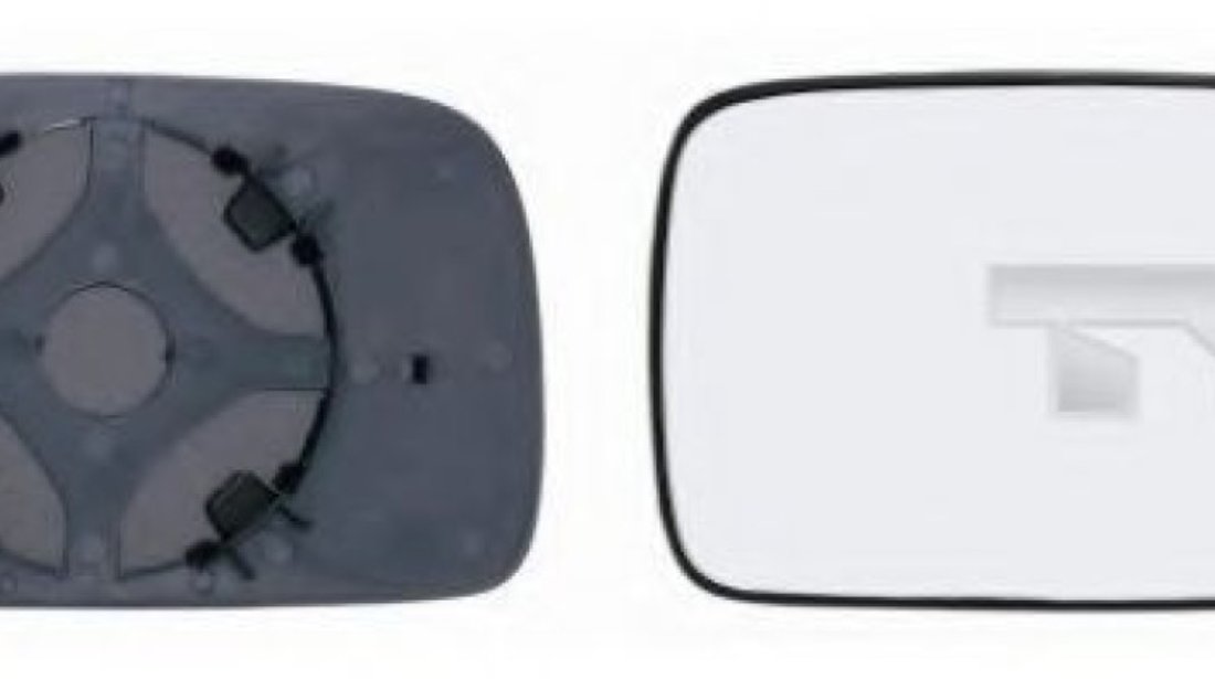 Sticla oglinda, oglinda retrovizoare exterioara VW POLO (6N1) (1994 - 1999) TYC 337-0041-1 piesa NOUA