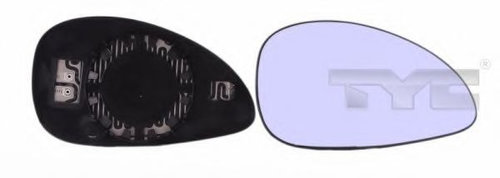 Sticla oglinda, oglinda retrovizoare exterioara CITROEN C4 I (LC) (2004 - 2011) TYC 305-0120-1 piesa...