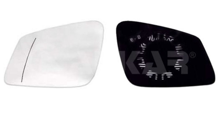 Sticla oglinda, oglinda retrovizoare exterioara stanga (6475845 ALKAR) BMW