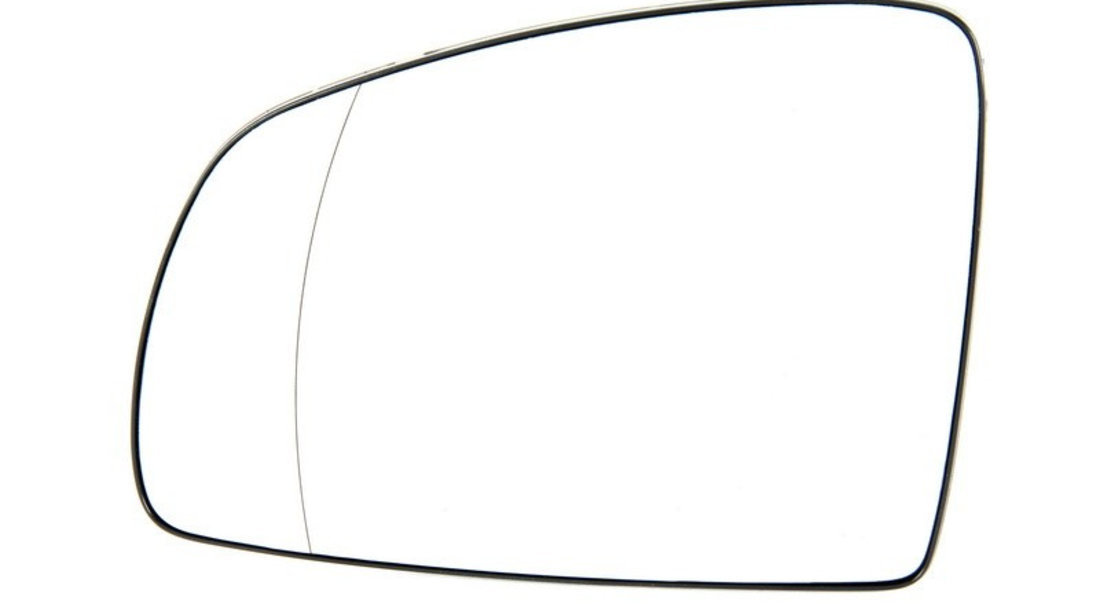 Sticla oglinda, oglinda retrovizoare exterioara OPEL MERIVA (2003 - 2010) PRASCO OP3507504 piesa NOUA