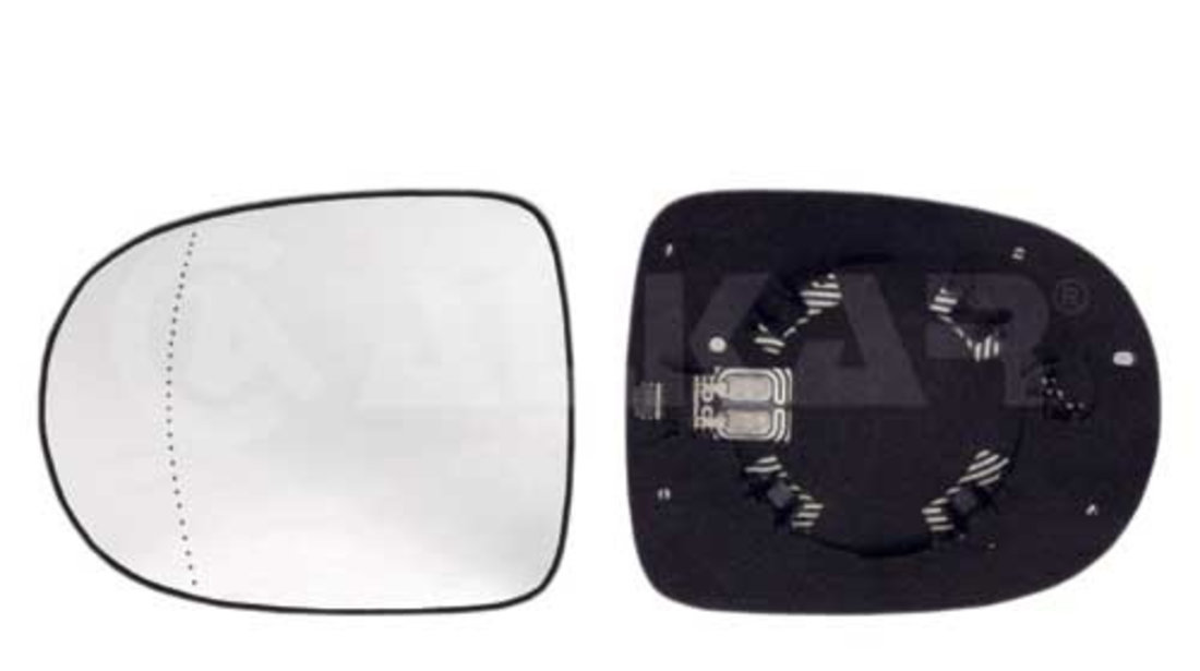 Sticla oglinda, oglinda retrovizoare exterioara stanga (6432176 AKA) RENAULT